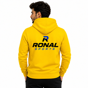 เสื้อฮู้ดดี้ผู้ชายทรงปกติ ผ้าคอตตอน 100% หนัก 360 กรัม คุณภาพสูง สไตล์สตรีทแวร์ สำหรับฤดูหนาว  พร้อมกระเป๋าถัก  รับสกรีนโลโก้ตามสั่ง - Product Image 3