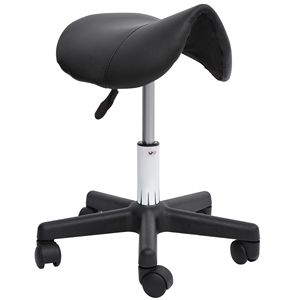 Poltrona Professionale Reclinabile in Pelle PU Nera per Salone, Tatuaggi e Spa, Ideale per Barbieri - Product Image 1