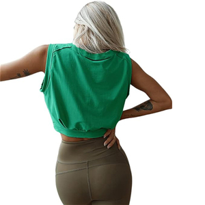 Débardeur court sans manches pour femme, coupe ample, style athleisure, pour le sport et les loisirs - Product Image 6