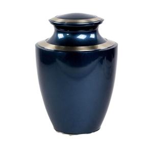 Crtion d'urn classique en métal solide pour adulte, Tri Band gravée en argent pour ceintures naturelles, Service commémoratif, souvenir assorti - Product Image 6