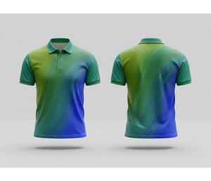 Custom Logo Sublimation Polo Shirt for Cricket Football Teams Durable Stitching for Men Women Youth Quick-Dry Dry-Fit Active Pol - Product Image 1
