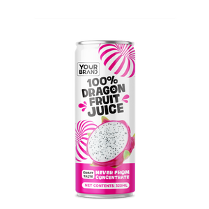 Jus de fruit du dragon 100% naturel 320ml, boisson fruitée naturelle, jamais issu de concentré, canette en aluminium, fabricant de boissons en gros Vietnam - Product Image 1