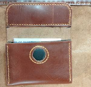 Tarjetero de Cuero de Lujo al por Mayor, Cartera de Cuero Genuino para Tarjetas de Visita - Product Image 6