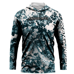 Custom Camouflage Fishing <b>Hoodie</b> Long Sleeve Breathable Quick Dry Outdoor Angler Shirt Summer Hiking Wear <b>UV</b> Blocking 2026 OEM - Product Image 6