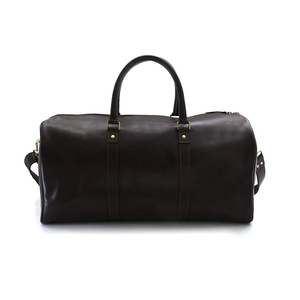 Sac de sport vintage en cuir véritable de luxe, décontracté, durable, avec fermeture éclair, pour la gym et l'entraînement - Product Image 6