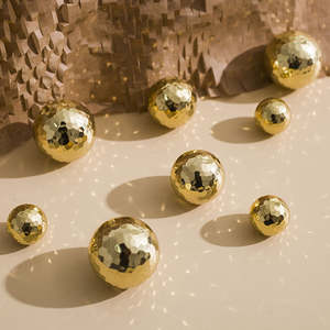 Hand Hammered Solid Brass Ball Cabinet <b>Knob</b> Polished Gold Finish <b>Decorative</b> <b>Drawer</b> <b>Knob</b> for Kitchen Cabinet Wardrobe Furniture - Product Image 3