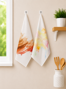 Cotton Tea <b>Towel</b> <b>Kitchen</b> Cleaning Printed <b>Towel</b> for Bakery Home Use - Product Image 5