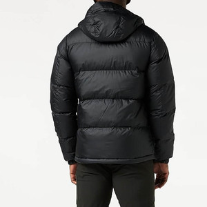 Latest Design Custom <b>Down</b> <b>Filled</b> Polyester Shell Hooded <b>Mens</b> <b>Jacket</b> Thermal Puffer Coat Cold Weather Outerwear OEM Service - Product Image 6