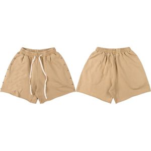 Shorts décontractés à taille haute et cordon de serrage pour hommes, séchage rapide, respirant, polyester/coton, mode estivale - Product Image 3