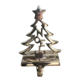 Atractivo Gancho de Metal Plateado con Forma de Muñeco de Nieve para Colgar Calcetines Navideños en la Chimenea, Decoración Festiva para el Hogar - Product Image 2
