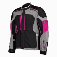 Blouson de moto pour femme, color-block, manches longues, coupe-vent, toutes saisons, noir, gris, rose