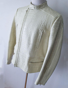 High Quality Customized <b>Cow</b> Skin Canvas Winter Bomber Jacket for Men Waterproof & Windproof Front Logo Vintage Style - Product Image 1