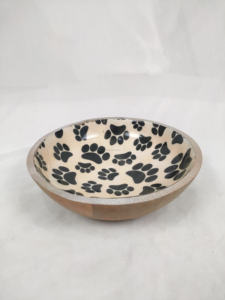 Eco-Friendly Premium Mango Wood <b>Enameled</b> Printed <b>Bowls</b> Decorative Dough Dinner <b>Bowls</b> from India for sale in bulk - Product Image 3