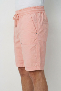Shorts de plage décontractés pour hommes, respirants, tissés, coupe droite, ajustés, taille cinq pouces, grande taille, couleur unie, logo personnalisé - Product Image 5