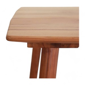 Table à manger en teck pour hôtel, restaurant, mobilier de projet, équipement commercial pour l'hôtellerie, table à manger moderne pour projets contractuels - Product Image 1