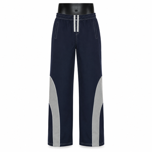 Pantalones Deportivos Personalizados para Hombre, 100% Algodón, Secado Rápido, Transpirables, con Bloques de Color, Cierre con Cordón, para Entrenamiento Atlético - Product Image 1