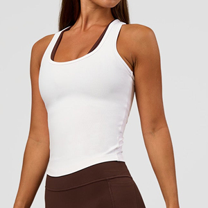 Nueva Camiseta Deportiva de Yoga con Tirantes Desmontables, Cuello Halter, Espalda Descubierta, Chaleco Deportivo para Correr - Product Image 4