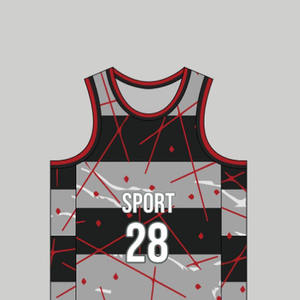 Uniforme de Baloncesto sin Mangas de Secado Rápido, 100% Poliéster, de Alta Calidad, con Diseño de Logotipo Personalizado para Adultos, Precio al por Mayor, Transpirable - Product Image 4