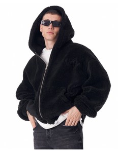 Sweat à capuche de haute qualité 100% coton, style streetwear, anti-rétrécissement, pour hommes, en vente à bas prix - Product Image 3
