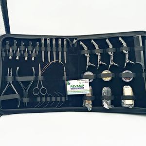Kit de Herramientas Premium para Extensiones de Cabello, Alicates Profesionales de Acero Inoxidable, Aguja de Hilo, Microperlas para Cabello Nano, OEM Personalizado - Product Image 3