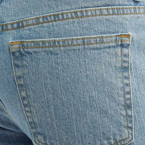 Service OEM Shorts en jean pour hommes, grandes tailles, style décontracté, coupe slim, délavé à l'acide, 100% coton, respirant, style tendance - Product Image 6