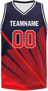 Maillots de basket-ball personnalisés double face, haute qualité, 100% polyester, vêtements de sport, uniformes d'équipe, impression par sublimation professionnelle - Product Image 4