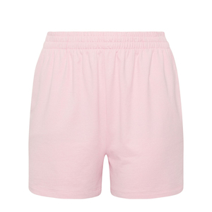 Ensemble short 2 pièces pour femme, col rond, manches courtes, couleur unie, tricoté, respirant, coupe ample, au-dessus du genou, avec poche - Product Image 4
