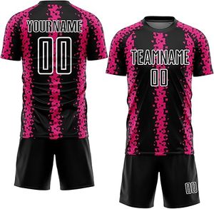 ชุดเสื้อและกางเกงกีฬาแบบสั่งทำพิเศษสำหรับผู้ชาย สวมใส่สบาย ระบายอากาศได้ดี ขนาดผู้ใหญ่ ทรงแอธเลติก ชุดฟุตบอลชาย - Product Image 3