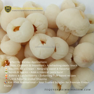 Lichi Congelado IQF de Alta Calidad de Vietnam |   Enteros, sin semillas y con pulpa |   Marca KMI Premium |   Envasado al Vacío |   Duración de vida útil de 24 meses - Product Image 5