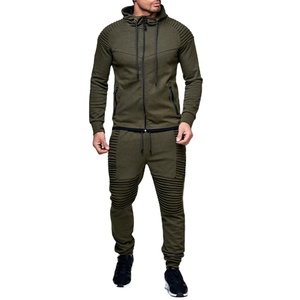 Nuevo conjunto de hombre primavera otoño Hombre Ropa Deportiva conjuntos de 2 piezas traje deportivo chaqueta + pantalón chándal masculino Asia Size6XL 7XL 8XL - Product Image 4