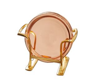 Marvelous Design Copper <b>Coaster</b> With Holder Saucer Pure Copper Thickened Tea <b>Coaster</b> Teacup Mat <b>Heat</b> Teacup Mat at Lowest Price - Product Image 1