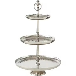 Buffet Serving Metal Cake Stand Dessert Display Plate Cupcake Holder Party Table Decor - Product Image 5