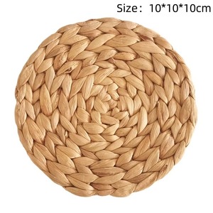 Assiette de présentation en rotin tressé à la main, de luxe, écologique, options personnalisables pour une mise en scène de table élégante, décorations de mariage, vente en gros - Product Image 2