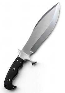 Cuchillo Utilitario de Hoja Fija Personalizado, Acero Inoxidable Pulido a Espejo, Mango de Micarta Negra, Herramienta de Corte para Exteriores - Product Image 6