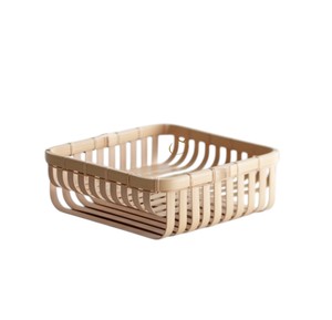 Panier en bambou moderne, contenants de rangement ronds, boîte à nourriture tressée, organisateur de cuisine, décoration pour la maison et le jardin, articles ménagers, bac de rangement - Product Image 2