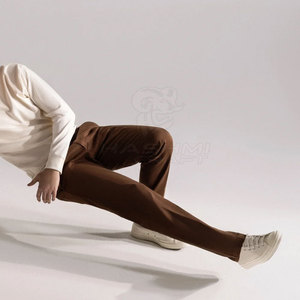 กางเกงชิโน่สำหรับผู้ชายยุคใหม่ สวมใส่ได้ทุกวัน ทรงเข้ารูป ผ้าเนื้อยืด สวมใส่สบาย ทันสมัย เหมาะสำหรับใส่ทำงานหรือลำลอง - Product Image 5