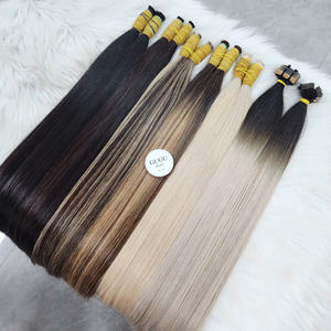 Extensions de Cheveux Vierges Bruts 100% Vietnamiens de Qualité Supérieure, Lisses comme des Baguettes, Couleur Naturelle, Cheveux en Gros Super Double Drawn, Prix de Gros - Product Image 4