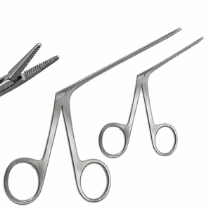 Lot de 2 pinces à oreilles d'alligator dentées 3,5'' et 5,5'' personnalisées, instrument de diagnostic ORL de qualité allemande - Product Image 5