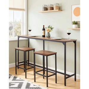 Dimensioni del tavolo bar da cucina: 62,99 x 15,67 x 36,02 pollici - Product Image 4