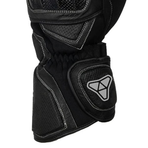 Gants longs de moto en cuir respirant pour la course en plein air, protection intégrale des doigts, pour le motocross - Product Image 6