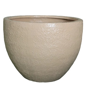Fiberglass Unbreakable Lightweight Decorative Pot rough texture for Indoor/Outdoor Use Garden Hotels Malls Offices Home Use - Product Image 1