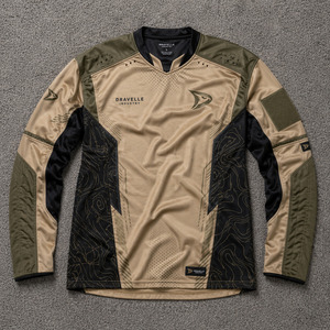 Maillot de paintball tactique personnalisé en gros |   Fabricant de vêtements de performance pour équipes Desert Sand Mil-Sim Woodsball - Product Image 1