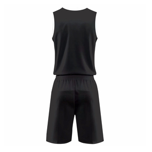 Unique Design Breathable Summer Sleeveless V-neck Basketball Uniform Quick Dry High Quality Custom Team Name Sports Wear - Product Image 1
