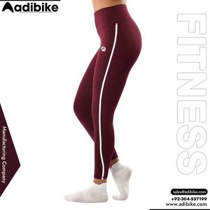 Pantalones de Yoga para Mujer Hechos a Medida, Transpirables, Ligeros, de Secado Rápido, Diseño Contorneado con Patrón Sólido, Leggings de Spandex/Poliéster - Product Image 2