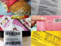 Ruban de résine TTO 33mm 55mm pour imprimante de transfert thermique à bordure proche TTO pour l'impression de dates d'expiration et codes-barres sur emballages