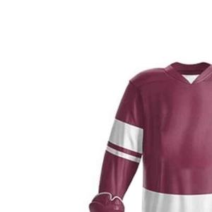 ชุดยูนิฟอร์มฮอกกี้น้ำแข็งสำหรับผู้ชาย แห้งเร็ว ระบายอากาศได้ดี ผลิตจากโพลีเอสเตอร์ 100% พิมพ์ลายดิจิทัล ปรับแต่งชื่อทีมได้ ผ้าตาข่ายเนื้อแน่น - Product Image 4