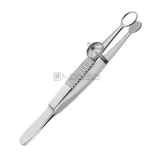Pinzas AYER para Calázion de 9 cm, Pinzas Quirúrgicas de 10 mm de Diámetro, Hoja Sólida, Instrumentos Médicos Oftálmicos para Procedimientos Oculares - Product Image 1
