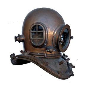 Casco de Buceo de Hierro, Adorno Náutico para el Hogar, para Entusiastas de la Decoración Marina, Estilo Costero y Atractivo Vintage - Product Image 4