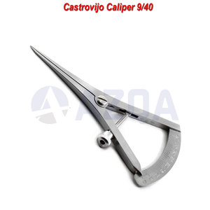 Stainless Steel Castroviejo Caliper Precision Ophthalmic Surgical Instrument <b>Measuring</b> Orthopedic <b>Tool</b> - Product Image 3