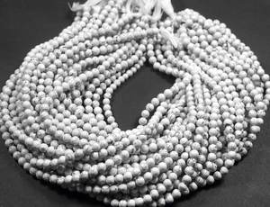 Natural White Agate Round Beads Gemstone Loose Bead Strands for Jewelry Making Bracelet Necklace Craft Supply - Product Image 4